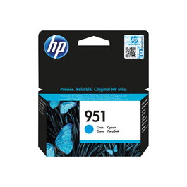 HP Cartucho de Tinta 951 Cyan CN050AE para Impresoras HP