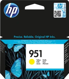 HP 951 Cartucho de tinta Amarillo Rendimiento estándar