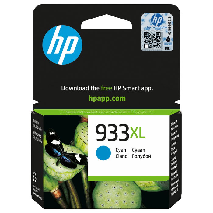 HP 933XL Cian Cartucho de Tinta HP 933XL Cian Cartucho de Tinta