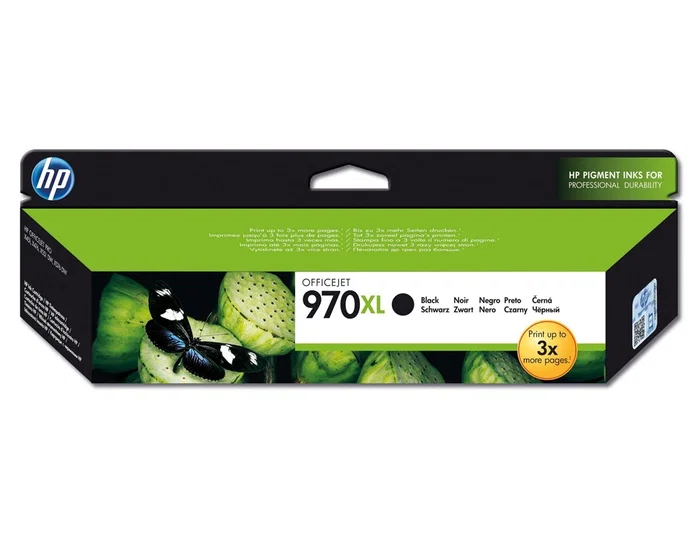 HP Cartucho de tinta 970XL Negro (CN625AE) de alto rendimiento HP Cartucho de tinta 970XL Negro (CN625AE) de alto rendimiento