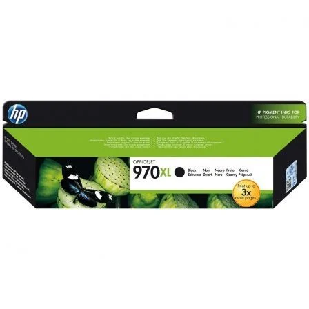 HP Cartucho Tinta Negro Nº970 XL Original Alta Capacidad 83 ml CN625AE para Officejet Pro X576 X476 X451 X551 HP Cartucho Tinta Negro Nº970 XL Original Alta Capacidad 83 ml CN625AE para Officejet Pro X576 X476 X451 X551