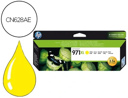HP 971XL Cartucho de Tinta Amarillo XL (CN628AE)