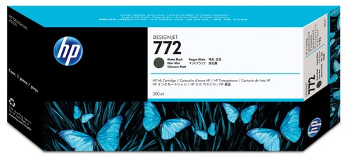 HP Cartucho de tinta 772 Negro mate 300ml CN635A para DesignJet Z5200