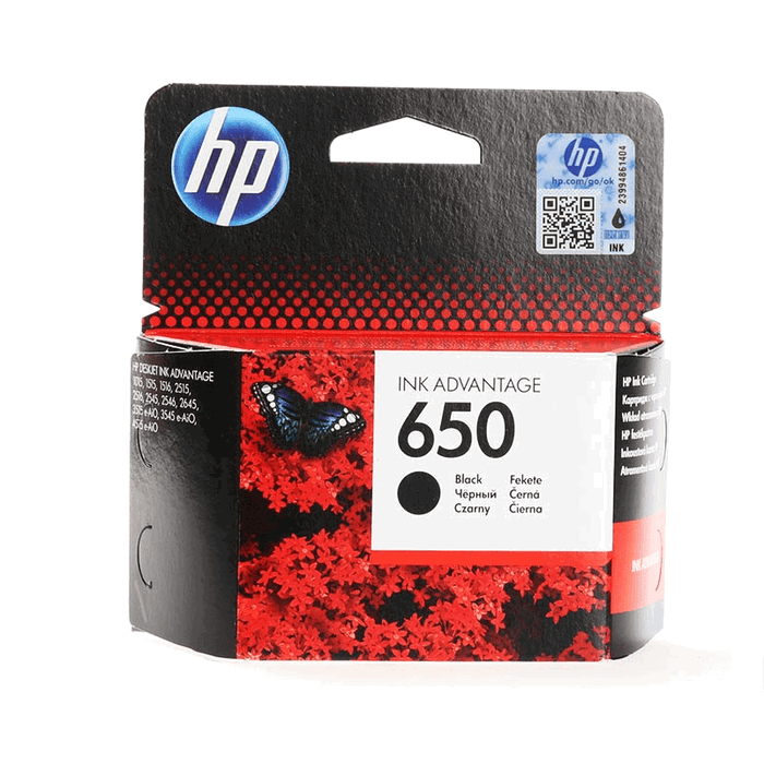 HP Cartucho de Tinta 650 Negro Original CZ101AE