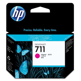 HP Cartucho de tinta 711 Magenta 29 ml (CZ131A) para DesignJet T120/T520