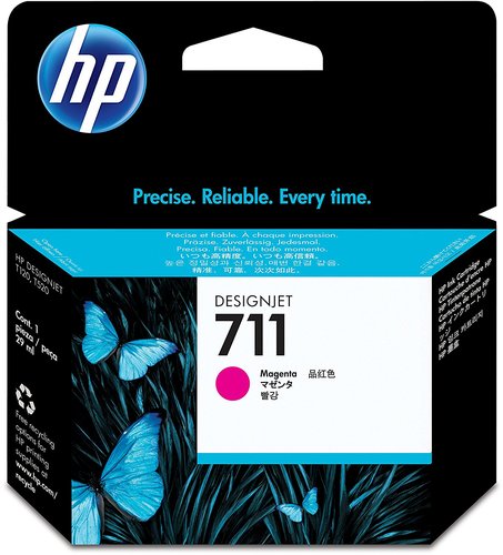 HP Cartucho de Tinta 711 Magenta 29 ml (CZ131A) de DesignJet T120/T520