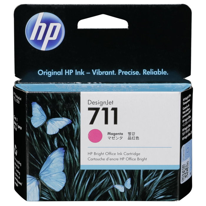HP Cartucho de Tinta 711 Magenta 29 ml (CZ131A) de DesignJet T120/T520
