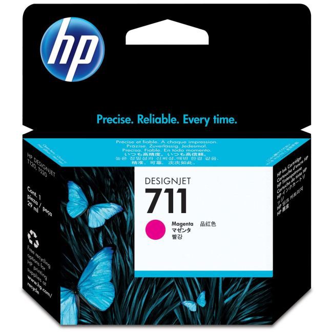 HP Cartucho de Tinta 711 Magenta 29 ml (CZ131A) de DesignJet T120/T520