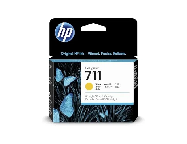 HP Cartucho de Tinta Amarillo Nº711 (CZ132A) de 29 ml para DesignJet HP Cartucho de Tinta Amarillo Nº711 (CZ132A) de 29 ml para DesignJet