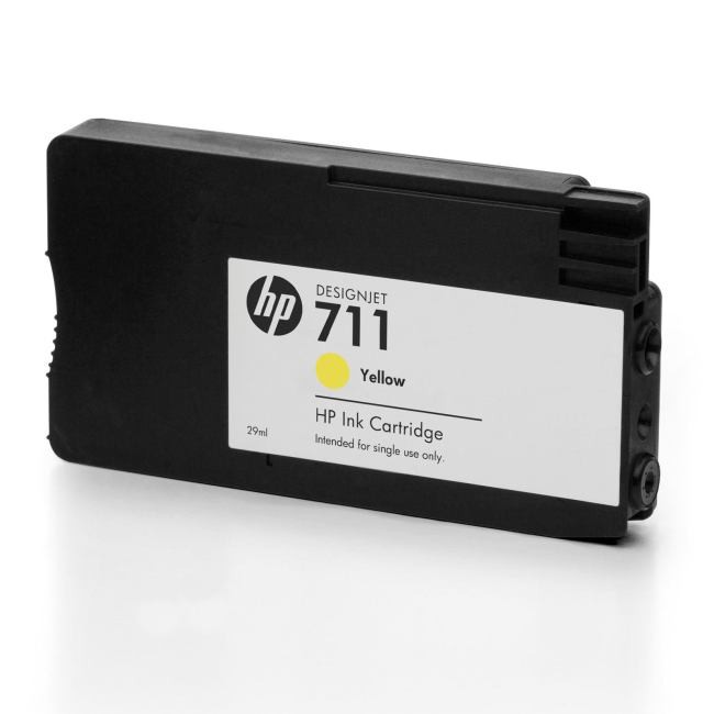 HP Cartucho de Tinta Amarillo Nº711 (CZ132A) de 29 ml para DesignJet HP Cartucho de Tinta Amarillo Nº711 (CZ132A) de 29 ml para DesignJet