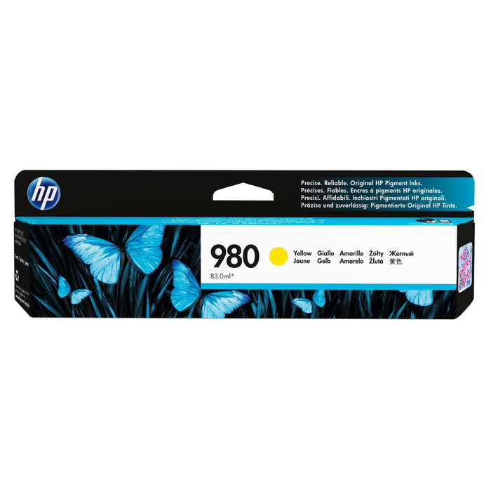 HP Cartucho de tinta original 980 Amarillo D8J09A