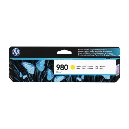 HP Cartucho de tinta original 980 Amarillo D8J09A