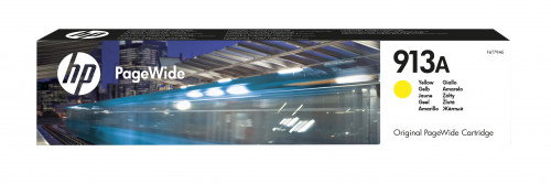 HP Cartucho de tinta amarillo 913A PageWide (F6T79AE) extremo rendimiento estándar