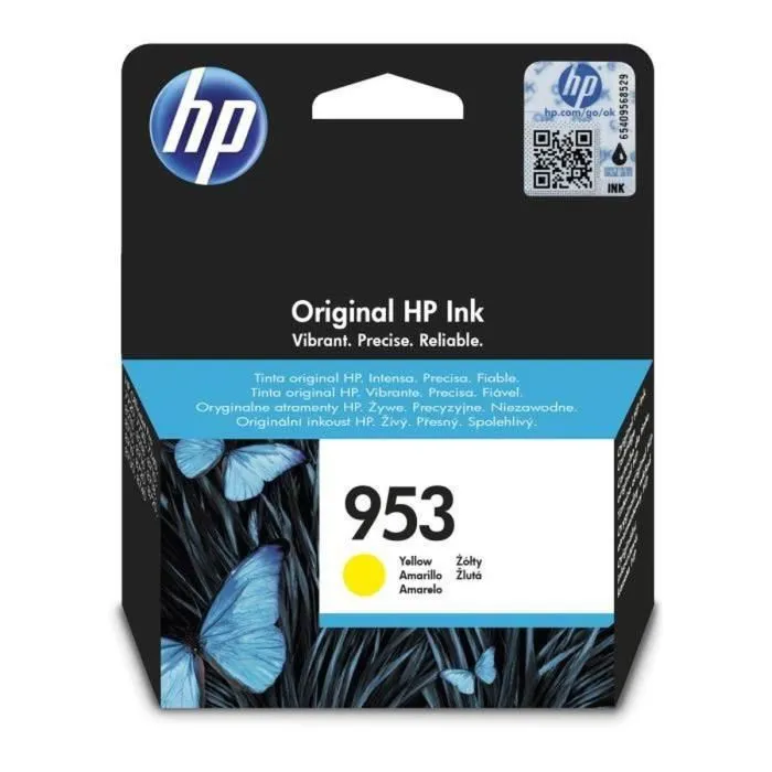 HP Cartucho de Tinta Original 953 Amarillo F6U14AE