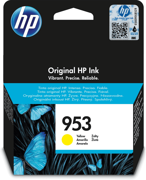 HP Cartucho de Tinta Original 953 Amarillo F6U14AE