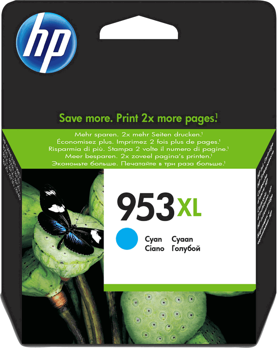 HP 953XL Cian Cartucho de tinta Original de Alto Rendimiento (F6U16AE) lifecyle_id:S8409960 HP 953XL Cian Cartucho de tinta Original de Alto Rendimiento (F6U16AE) lifecyle_id:S8409960
