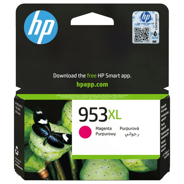 HP Cartucho de tinta 953XL Magenta de alto rendimiento original.</h3>