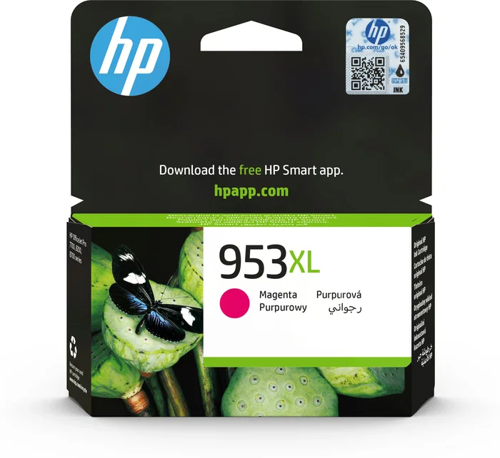 HP Cartucho de tinta 953XL Magenta de alto rendimiento original.</h3>