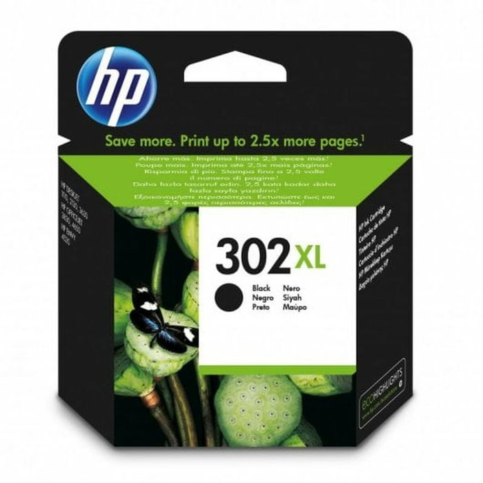 HP Cartucho de Tinta Original 302XL Negro Alta Capacidad