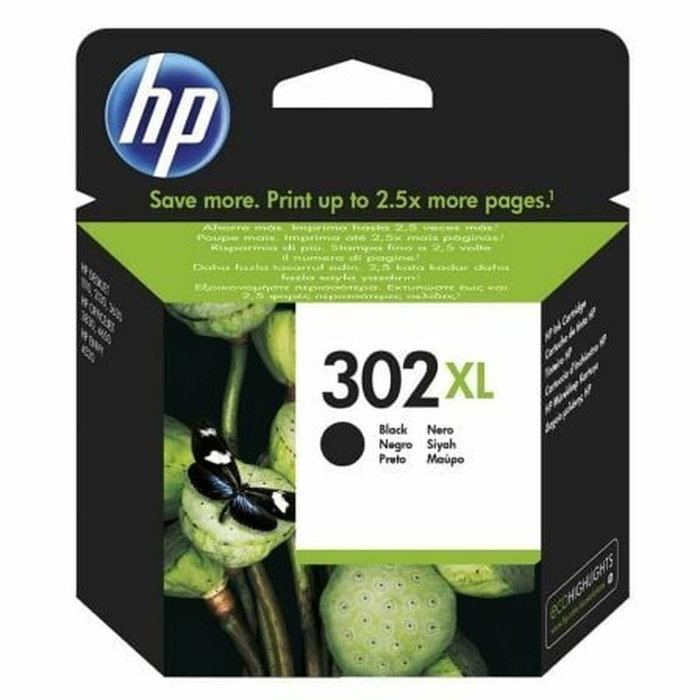 HP Cartucho de Tinta Original 302XL Negro Alta Capacidad