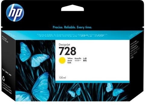 HP Cartucho de tinta DesignJet 728 Amarillo 130 ml (F9J65A) inevitable HP Cartucho de tinta DesignJet 728 Amarillo 130 ml (F9J65A) inevitable
