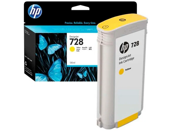 HP Cartucho de tinta DesignJet 728 Amarillo 130 ml (F9J65A) inevitable HP Cartucho de tinta DesignJet 728 Amarillo 130 ml (F9J65A) inevitable
