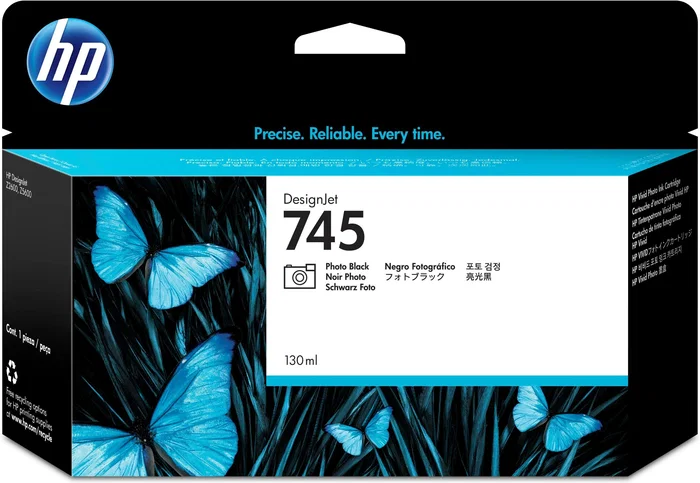 HP Cartucho de tinta DesignJet 745 Negro Fotográfico 130 ml