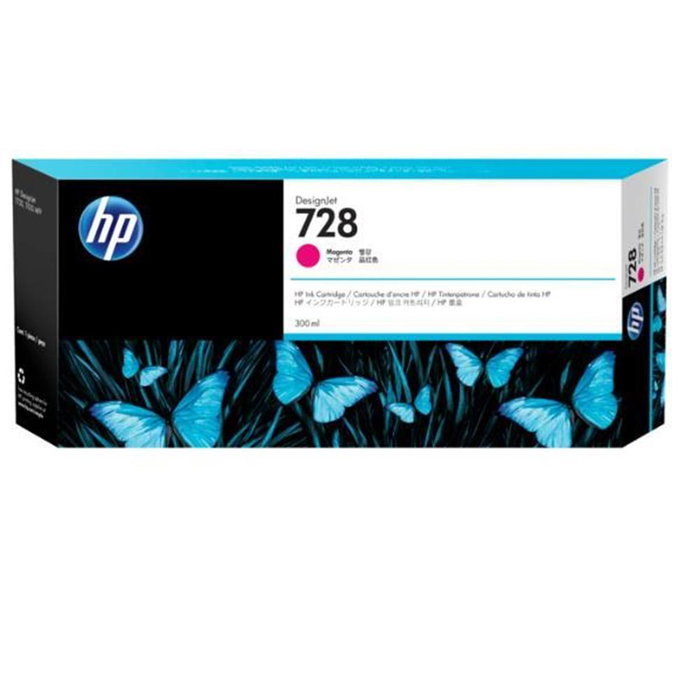 HP 728 Cartucho de Tinta Magenta 300 ml