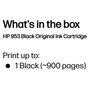 HP Cartucho de tinta 953 Negro Original
