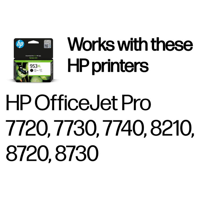 HP Cartucho de tinta 953XL Negro Original (L0S70AE) HP Cartucho de tinta 953XL Negro Original (L0S70AE)