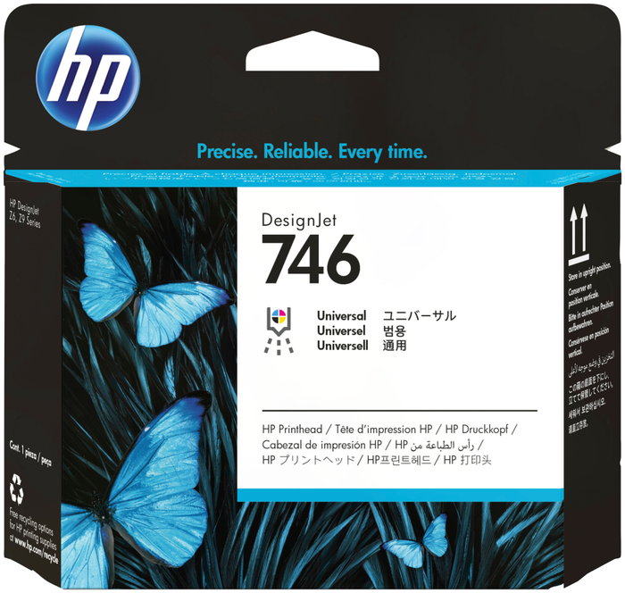 HP Cabezal de impresión 746 para DesignJet Z6 y Z9, Cuatricolor