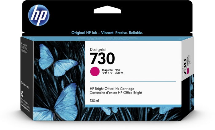 HP Cartucho de tinta DesignJet 730 Magenta 130 ml