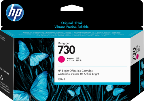 HP Cartucho de tinta DesignJet 730 Magenta 130 ml