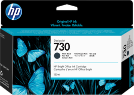 HP Cartucho de Tinta DesignJet 730 Negro Mate 130 ml P2V65A