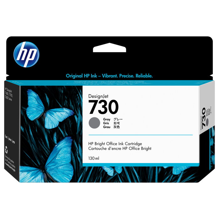 HP Cartucho de tinta DesignJet 730 Gris 130 ml