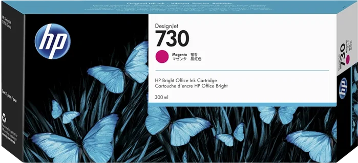 HP Cartucho de tinta DesignJet 730 Magenta 300 ml