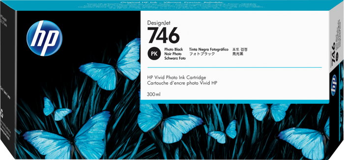 HP nº746 300-ml Photo Black Ink Cartridge HP nº746 300-ml Photo Black Ink Cartridge