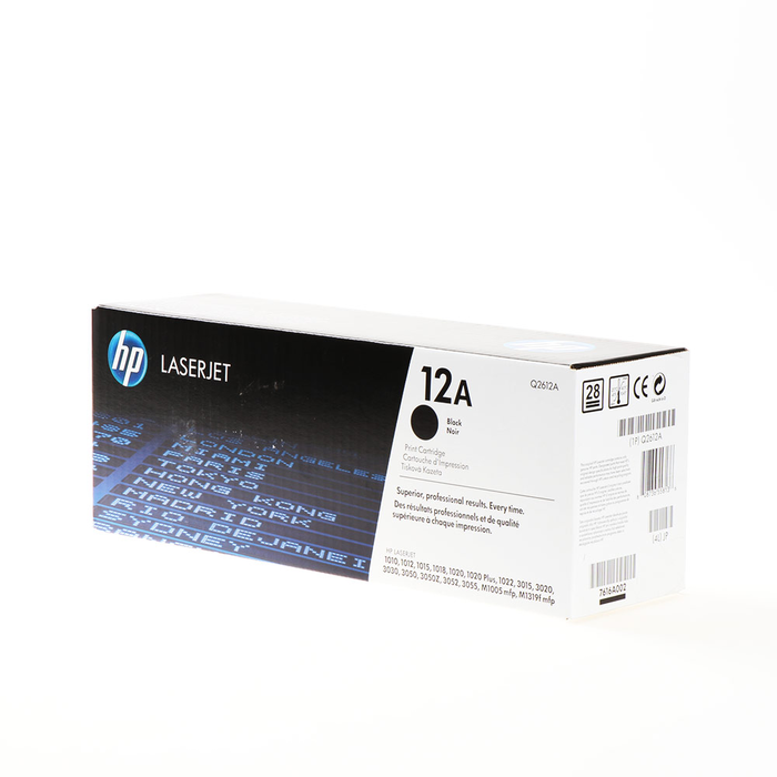 HP 12A Negro (Q2612A) Original LaserJet Toner Cartridge de 2.000 Páginas