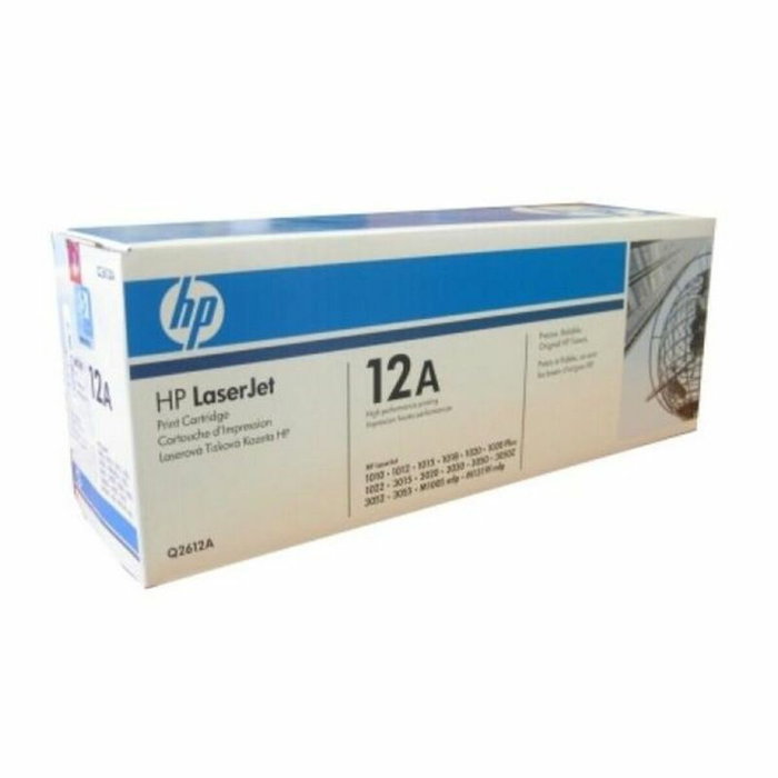 HP 12A Negro (Q2612A) Original LaserJet Toner Cartridge de 2.000 Páginas