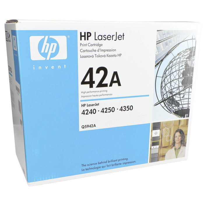 HP Cartucho de tóner 42A Negro (Q5942A) Original HP Cartucho de tóner 42A Negro (Q5942A) Original
