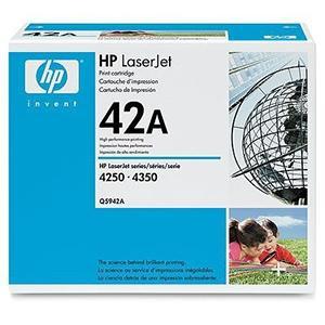 HP Cartucho de tóner 42A Negro (Q5942A) Original HP Cartucho de tóner 42A Negro (Q5942A) Original