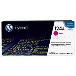HP Toner 124A Magenta Q6003A - Tóner original para impresoras HP