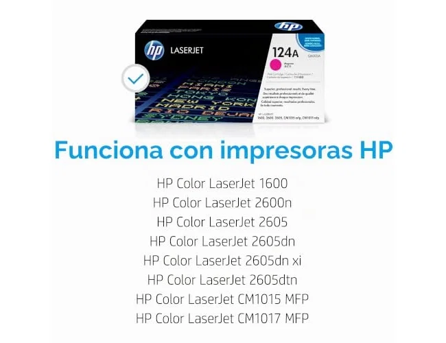 HP 124A Q6003A Magenta Original LaserJet Toner Cartridge