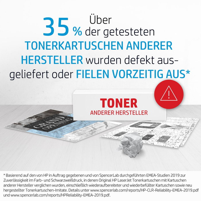 HP 124A Q6003A Magenta Original LaserJet Toner Cartridge