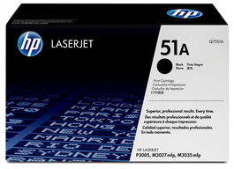 HP 51A Black Original LaserJet Toner Cartridge Cartucho de tóner para impresoras láser monocromáticas