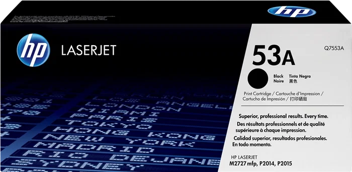 HP Cartucho de tóner 53A Negro Q7553A HP Cartucho de tóner 53A Negro Q7553A