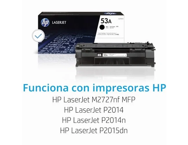 HP 53A Cartucho de Tóner Negro Original Q7553A