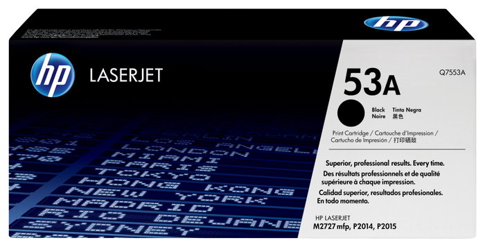 HP Cartucho de tóner 53A Negro Q7553A HP Cartucho de tóner 53A Negro Q7553A