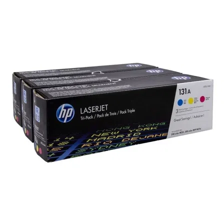 HP 131A Multipack de Tóner Cian, Magenta y Amarillo