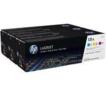 HP 131A Multipack de Tóner Cian, Magenta y Amarillo